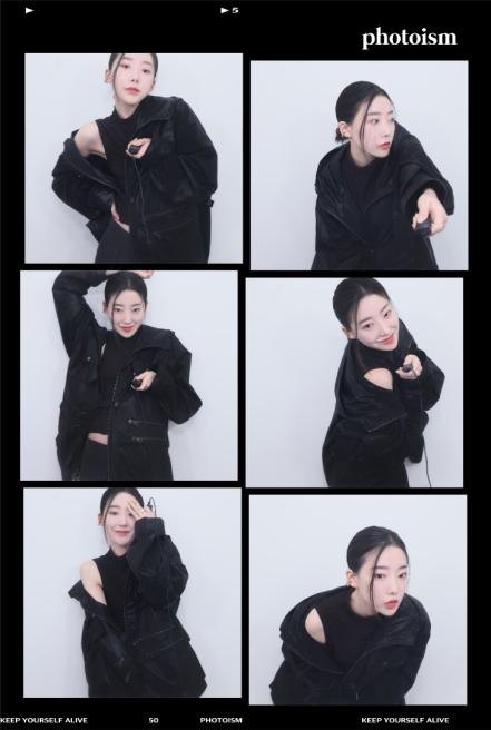 Photoismの出力サンプル（6カット・ひとり）