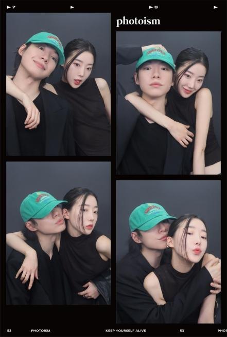 Photoismの出力サンプル（4カット・ふたり）