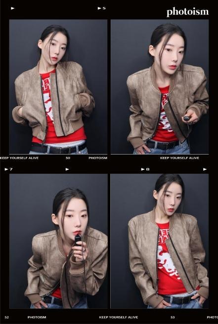 Photoismの出力サンプル（4カット・ポーズ違い）